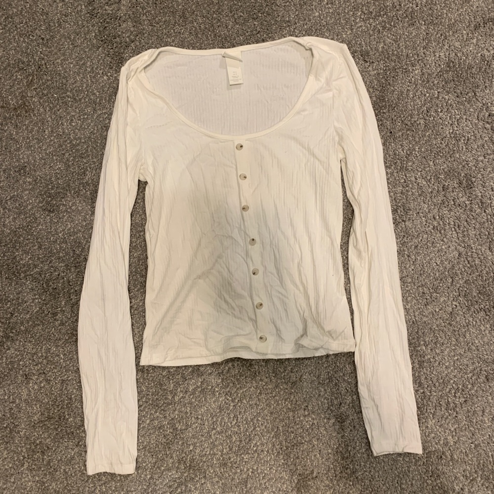 H&M button long sleeve